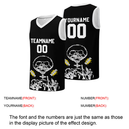Individuelle Basketball-Jersey für Männer und Frauen. Gestickter und gedruckter Name, Nummer und Logo