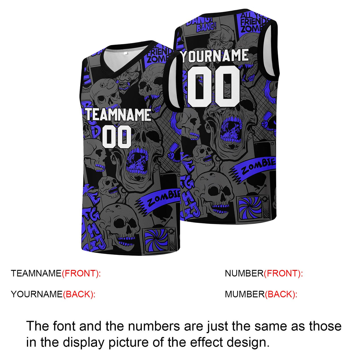 Individuelle Basketball-Jersey für Männer und Frauen. Gestickter und gedruckter Name, Nummer und Logo