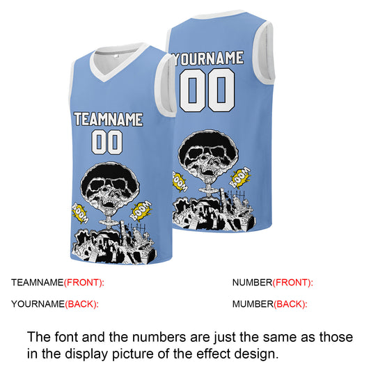 Individuelle Basketball-Jersey für Männer und Frauen. Gestickter und gedruckter Name, Nummer und Logo