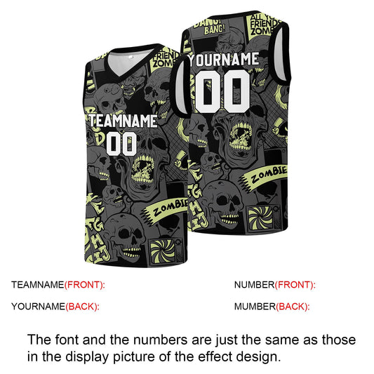 Individuelle Basketball-Jersey für Männer und Frauen. Gestickter und gedruckter Name, Nummer und Logo