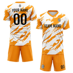 Benutzerdefinierte Fußballuniform Jersey Kinder Erwachsene Personalisiertes Set Jersey Shirt