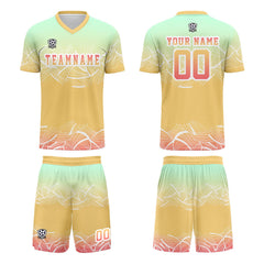 Benutzerdefinierte Minze Grün Trikots für Männer Frauen Personalisierte Fußball Uniformen für Erwachsene und Kind