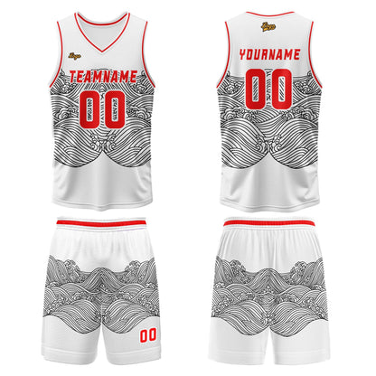 Benutzerdefinierter Schwarz Basketball Jersey Uniform Anzug gedruckt Ihr Logo Name Nummer