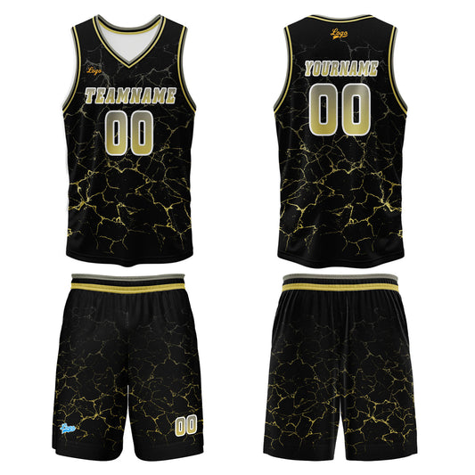Benutzerdefinierter Gelb Basketball Jersey Uniform Anzug gedruckt Ihr Logo Name Nummer