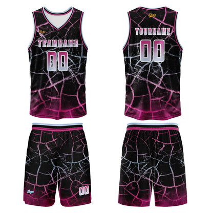 Benutzerdefinierter Puderblau Basketball Jersey Uniform Anzug gedruckt Ihr Logo Name Nummer