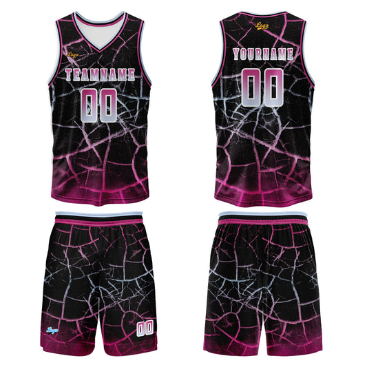 Benutzerdefinierter Puderblau Basketball Jersey Uniform Anzug gedruckt Ihr Logo Name Nummer