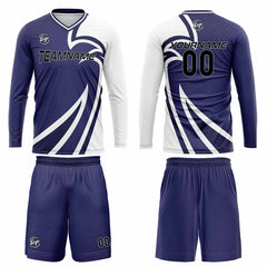 Kundenspezifisches Grau Blau Basketball Fußball Schießen langes T-Shirt für Erwachsene und Kinder