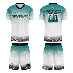 Benutzerdefinierte Weiß Trikots für Männer Frauen Personalisierte Fußball Uniformen für Erwachsene und Kind