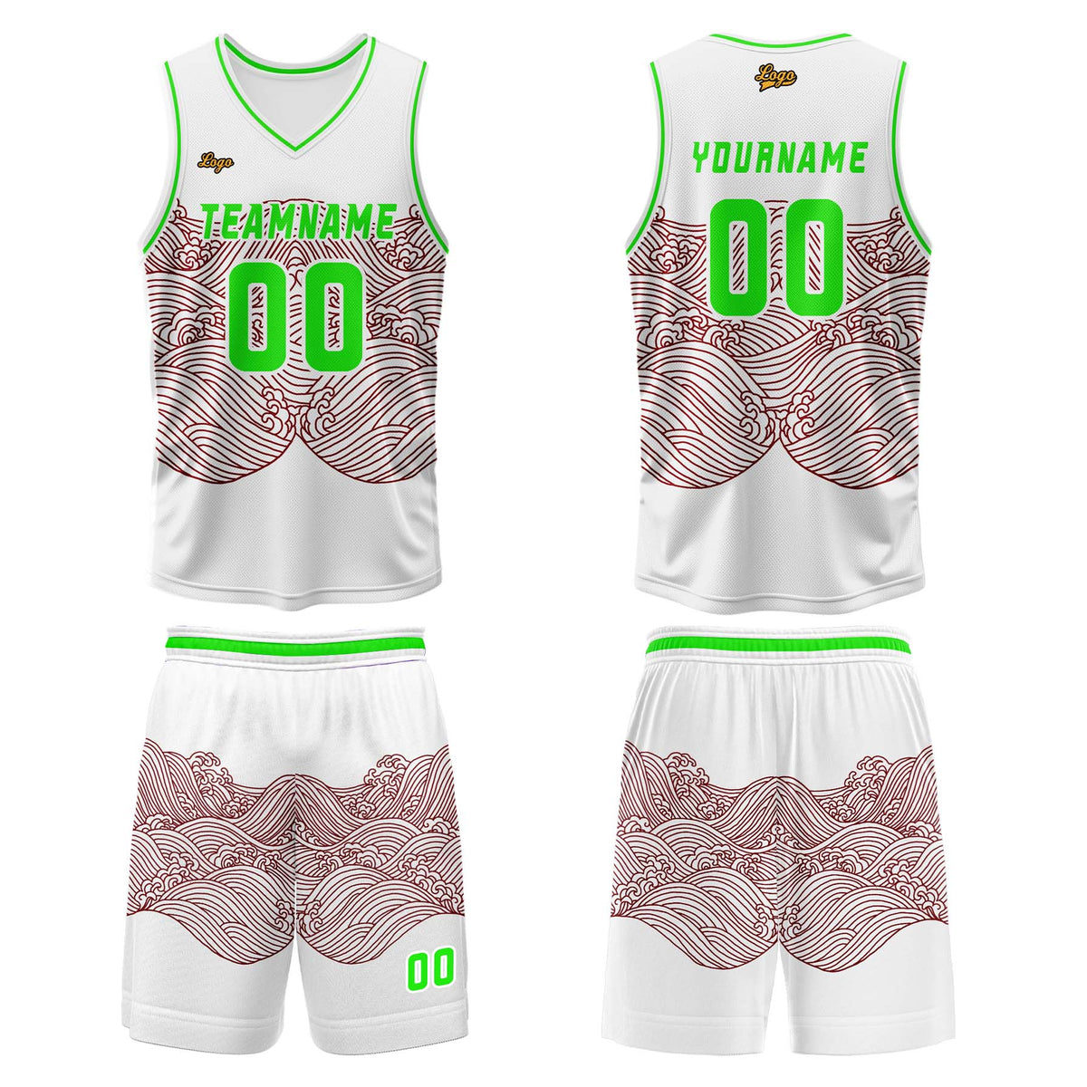 Benutzerdefinierter Dunkel Rot Basketball Jersey Uniform Anzug gedruckt Ihr Logo Name Nummer