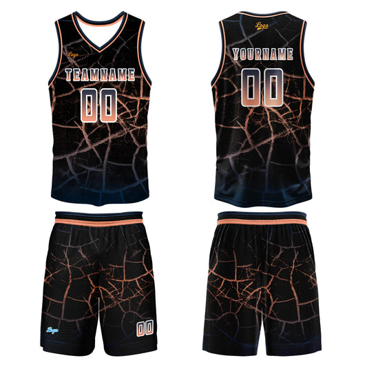 Benutzerdefinierter Fleisch Basketball Jersey Uniform Anzug gedruckt Ihr Logo Name Nummer