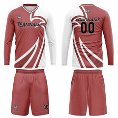 Kundenspezifisches Fleischpulver Basketball Fußball Schießen langes T-Shirt für Erwachsene und Kinder