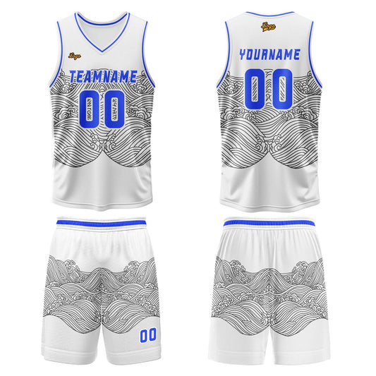 Benutzerdefinierter Asche Basketball Jersey Uniform Anzug gedruckt Ihr Logo Name Nummer