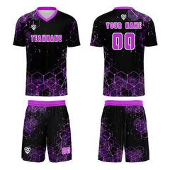 Benutzerdefinierte Rose Trikots für Männer Frauen Personalisierte Fußball Uniformen für Erwachsene und Kind