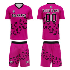Benutzerdefinierte Rose Lila Trikots für Männer Frauen Personalisierte Fußball Uniformen für Erwachsene und Kind