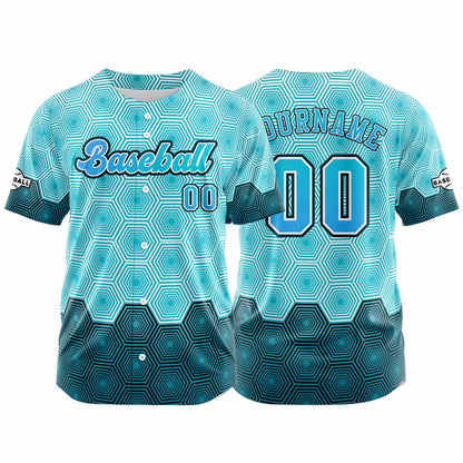 Benutzerdefiniert Blau Baseball Uniformen Drucken für Jungs Mädchen und Kinder Machen Ihr Team Mehr Vielfältig