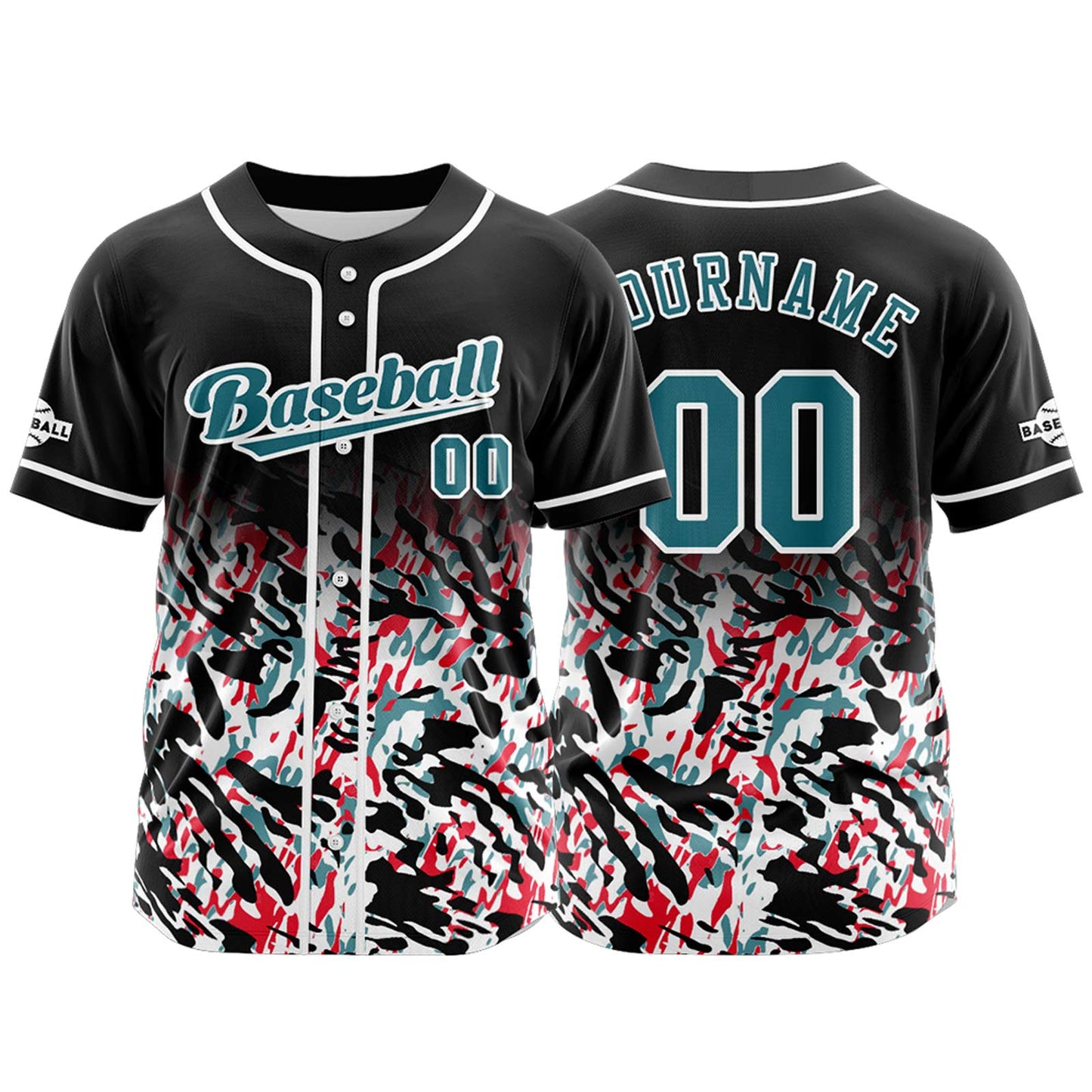Benutzerdefiniert Schwarz Baseball Uniformen Drucken für Jungs Mädchen und Kinder Machen Ihr Team Mehr Vielfältig