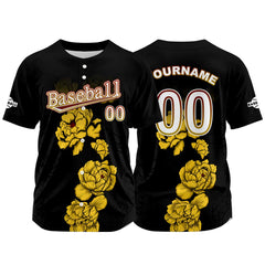 Benutzerdefiniert Schwarz Baseball Uniformen Drucken für Jungs Mädchen und Kinder Machen Ihr Team Mehr Vielfältig