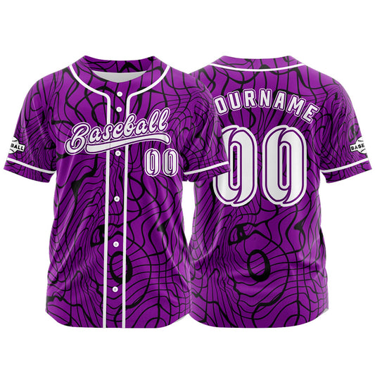 Benutzerdefiniert Lila Baseball Uniformen Drucken für Jungs Mädchen und Kinder Machen Ihr Team Mehr Vielfältig
