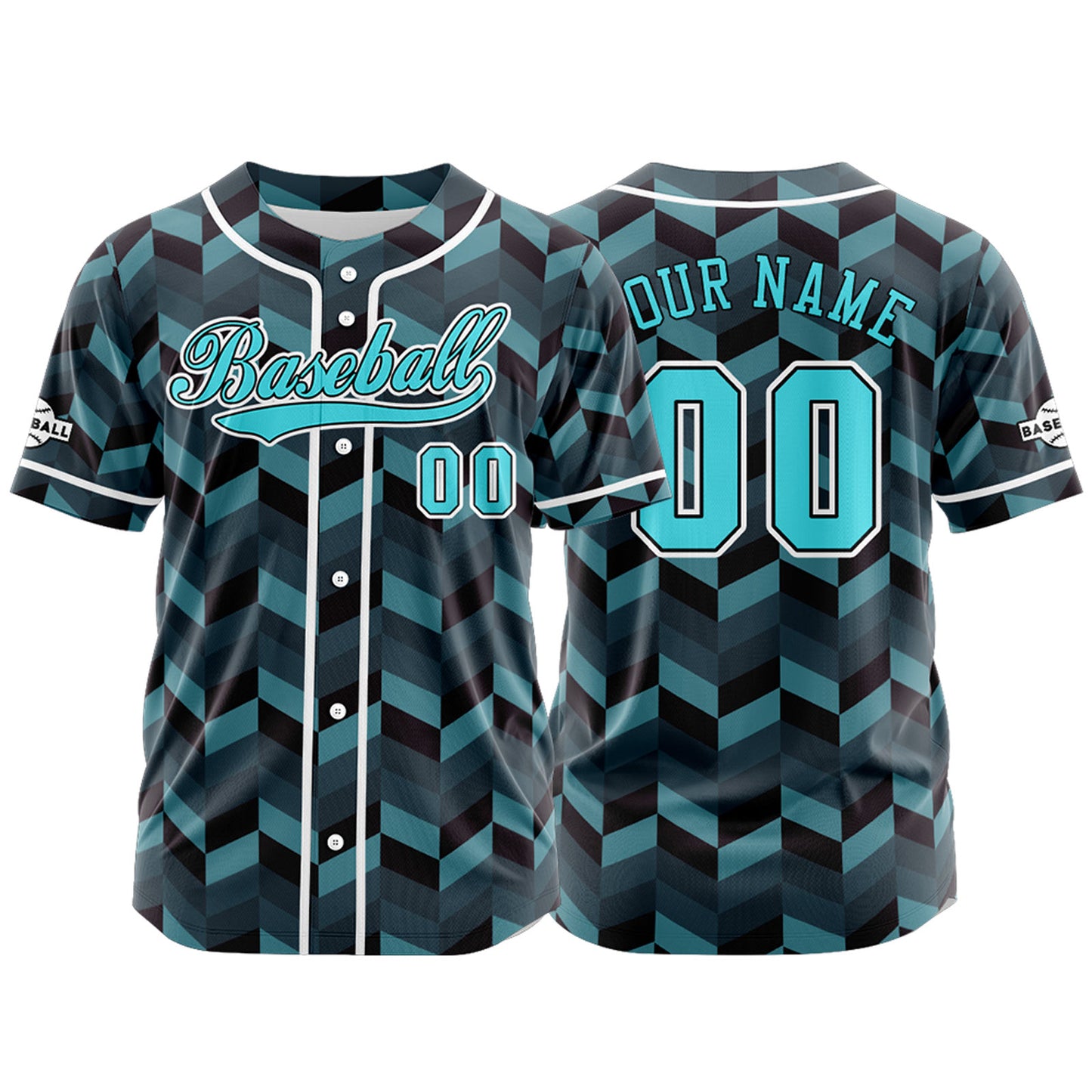 Benutzerdefiniert Blau Baseball Uniformen Drucken für Jungs Mädchen und Kinder Machen Ihr Team Mehr Vielfältig