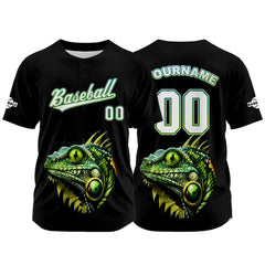 Benutzerdefiniert Schwarz Baseball Uniformen Drucken für Jungs Mädchen und Kinder Machen Ihr Team Mehr Vielfältig