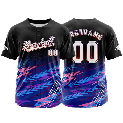 Benutzerdefiniert Schwarz Blau Baseball Uniformen Drucken für Jungs Mädchen und Kinder Machen Ihr Team Mehr Vielfältig