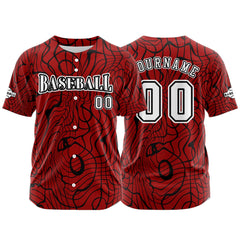 Benutzerdefiniert Rot Baseball Uniformen Drucken für Jungs Mädchen und Kinder Machen Ihr Team Mehr Vielfältig