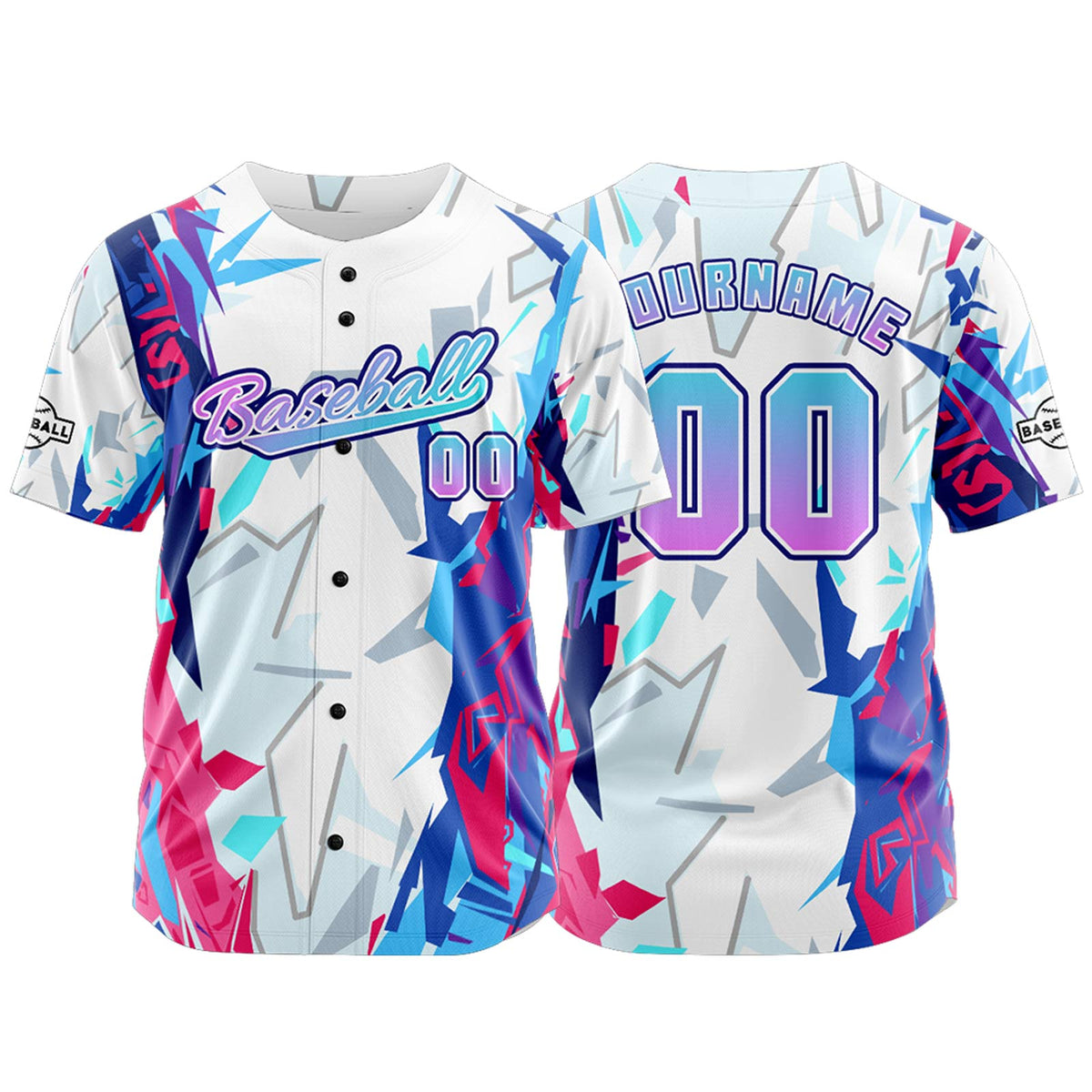 Benutzerdefiniert  Weiß Baseball Uniformen Drucken für Jungs Mädchen und Kinder Machen Ihr Team Mehr Vielfältig