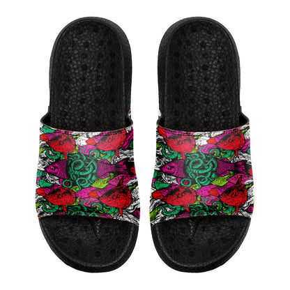 Kundenspezifische Basketball Hausschuhe mit zusätzlichen Mustern, Name Nummer Logo