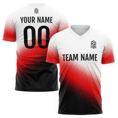 Benutzerdefinierte Fußballuniform Jersey Kinder Erwachsene Personalisiertes Set Jersey Shirt