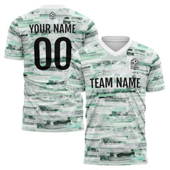 Benutzerdefinierte Fußballuniform Jersey Kinder Erwachsene Personalisiertes Set Jersey Shirt