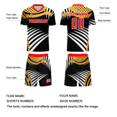 Benutzerdefinierte Orange Rot Trikots für Männer Frauen Personalisierte Fußball Uniformen für Erwachsene und Kind