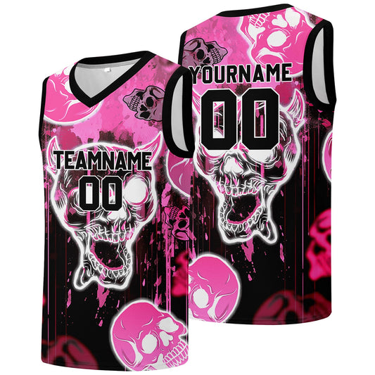 Individuelle Basketball-Jersey für Männer und Frauen. Gestickter und gedruckter Name, Nummer und Logo