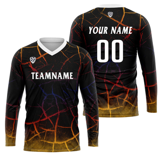 Kundenspezifisches Orange Basketball Fußball Schießen langes T-Shirt für Erwachsene und Kinder