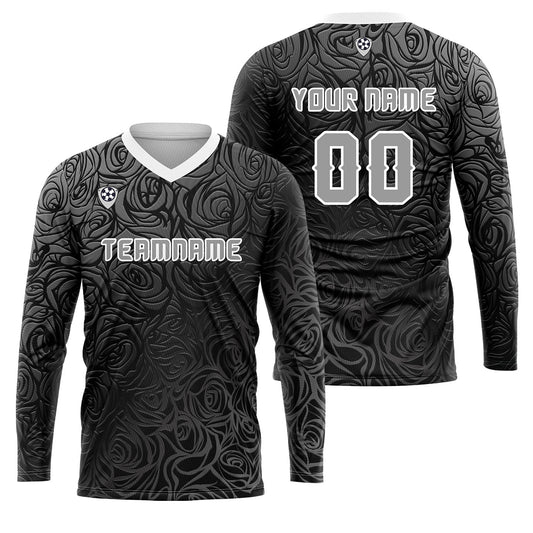 Kundenspezifisches Asche Basketball Fußball Schießen langes T-Shirt für Erwachsene und Kinder