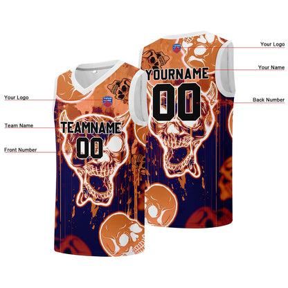 Individuelle Basketball-Jersey für Männer und Frauen. Gestickter und gedruckter Name, Nummer und Logo