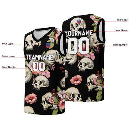 Individuelle Basketball-Jersey für Männer und Frauen. Gestickter und gedruckter Name, Nummer und Logo