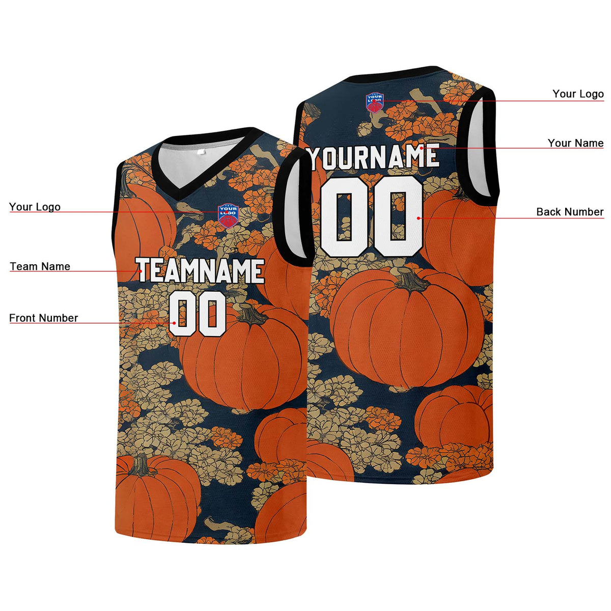 Individuelle Basketball-Jersey für Männer und Frauen. Gestickter und gedruckter Name, Nummer und Logo