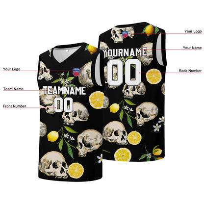 Individuelle Basketball-Jersey für Männer und Frauen. Gestickter und gedruckter Name, Nummer und Logo