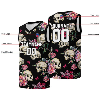 Individuelle Basketball-Jersey für Männer und Frauen. Gestickter und gedruckter Name, Nummer und Logo