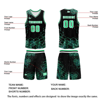 Benutzerdefinierter Fluoreszierend Grün Basketball Jersey Uniform Anzug gedruckt Ihr Logo Name Nummer