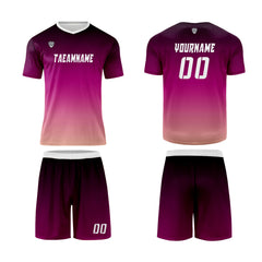 Benutzerdefinierte Schwarz Lila Gelb Trikots für Männer Frauen Personalisierte Fußball Uniformen für Erwachsene und Kind