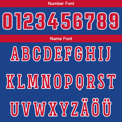 Benutzerdefinierte Blau Rot Reversible Basketball Jersey Personalisierte Drucken Name Nummer Logo