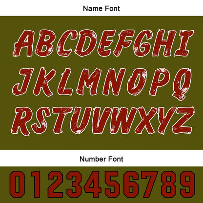 Benutzerdefinierter Armee Grün Basketball Jersey Uniform Anzug gedruckt Ihr Logo Name Nummer