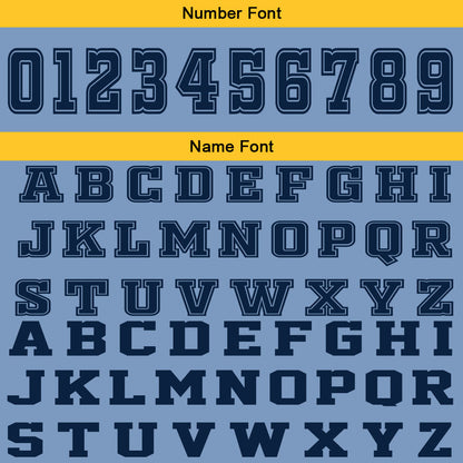 Benutzerdefinierter Blau Gelb Basketball Jersey Uniform Anzug gedruckt Ihr Logo Name Nummer