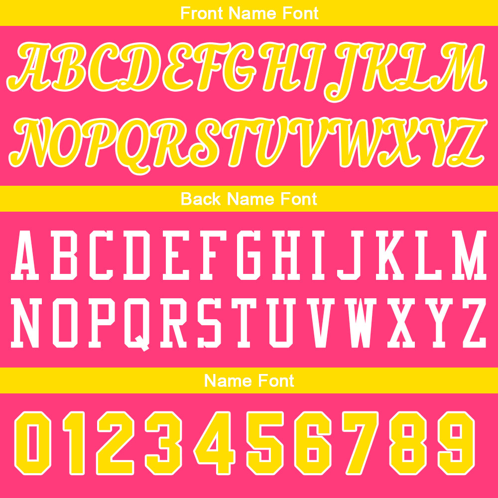 Individuelle Rosa-Gelb Basketball Jersey Shorts für Männer und Frauen Gestickter und gedruckter Name, Nummer und Logo