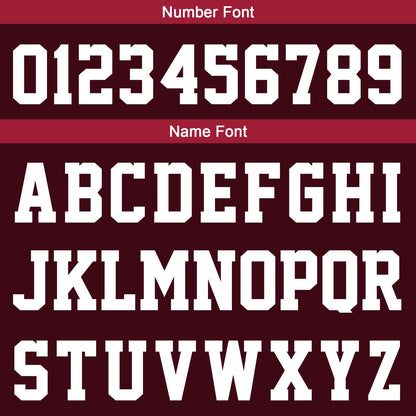 Benutzerdefinierte Burgundisch Kurzarm-Kapuzenpullover für Männer Frauen Hemden mit Kapuzen gedruckt Name Logo