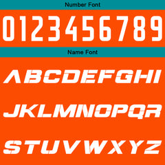 Benutzerdefinierte Orange Grün Reversible Basketball Jersey Personalisierte Print Name Nummer Logo