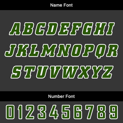 Benutzerdefinierter Olivengrün Basketball Jersey Uniform Anzug gedruckt Ihr Logo Name Nummer