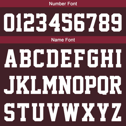 Benutzerdefinierte Burgundisch Kurzarm-Kapuzenpullover für Männer Frauen Hemden mit Kapuzen gedruckt Name Logo