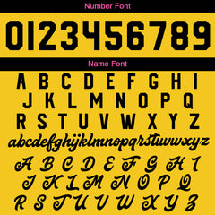 Maßgeschneiderte Gelb Rosa Schwarz Letterman Varsity Jacket Individuelle Stickerei Druck nach Ihrem Wunsch